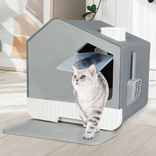 Quinn Cat Litter House with Scoop & Mat