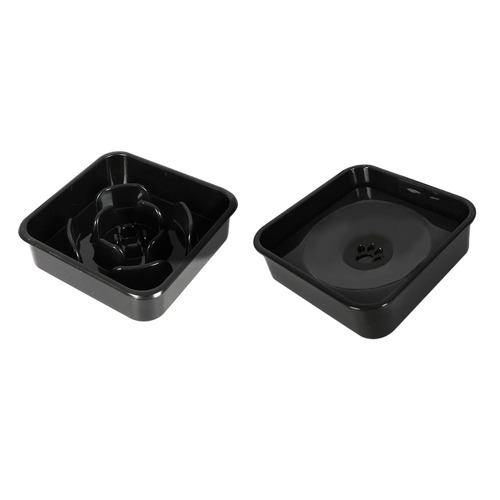 3 Piece Elevated Dual Pet Feeder Set