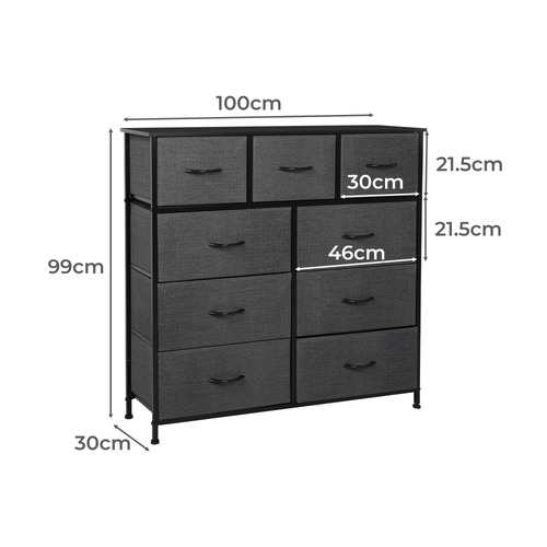 Nixon 9 Drawer Chest