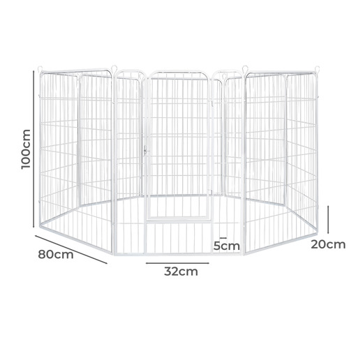 8 Panel Pet Playpen