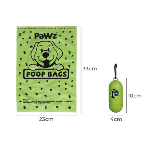 24 Roll Biodegradable Dog Poo Bag Set with Dispenser