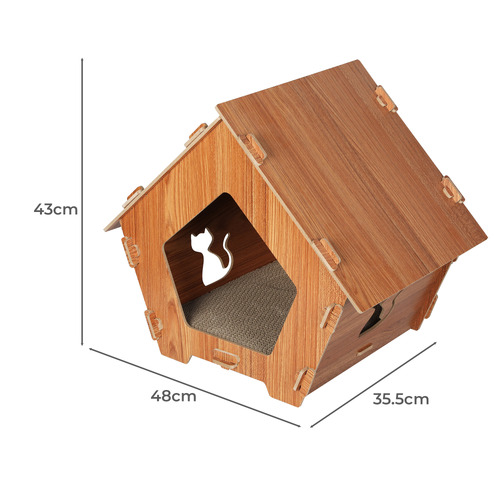 Oakleigh Home Max Cat Scratching House Temple & ster