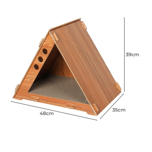 Leo Cat House Scratching Board