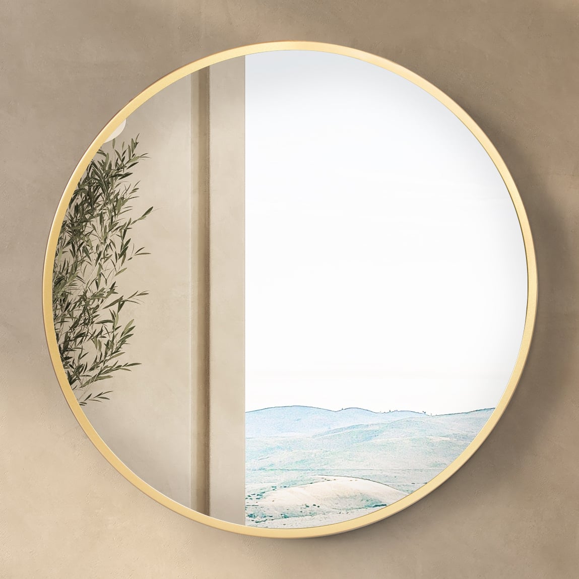 Oakleigh Home Zane Round Wall Mirror | Temple & Webster