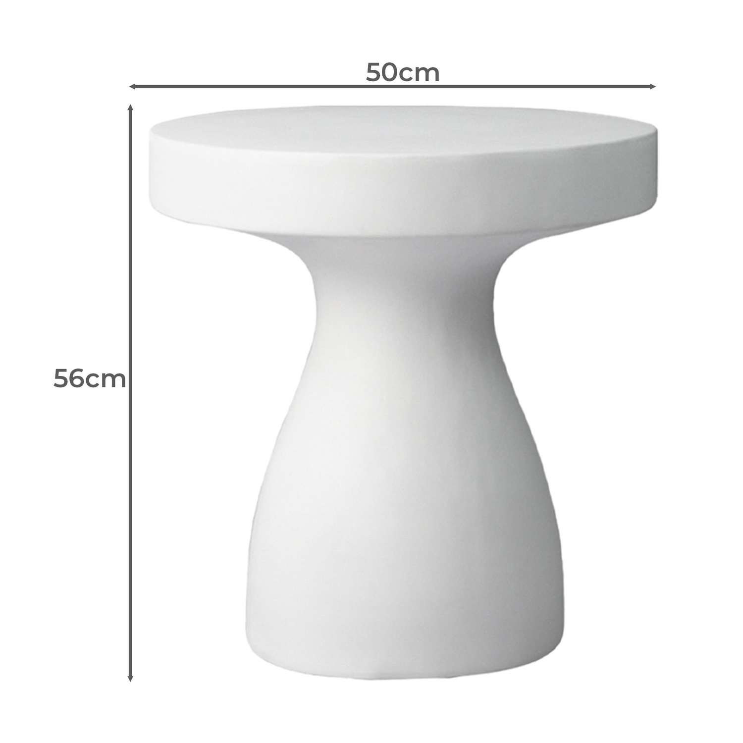 Risten Cement Side Table