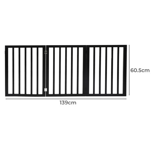 Rebel 3 Panel Pet Gate