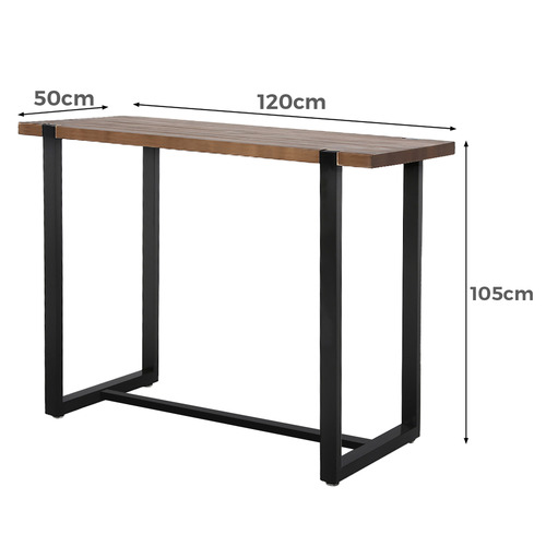 Erienne Pine Wood Bar Table