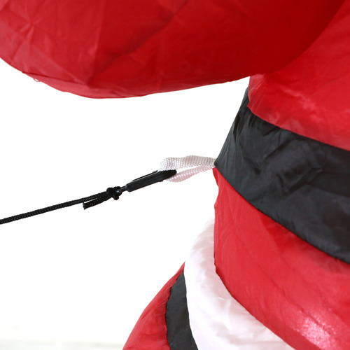 Santa Tank Inflatable Christmas Decoration with LED