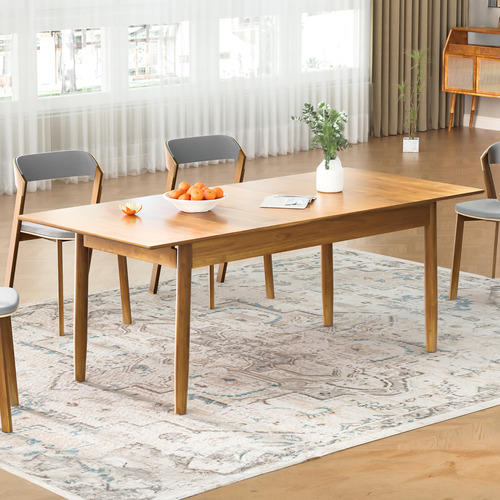 Oakleigh Home Baia Rubberwood Extendable Dining Table | Temple & Webster