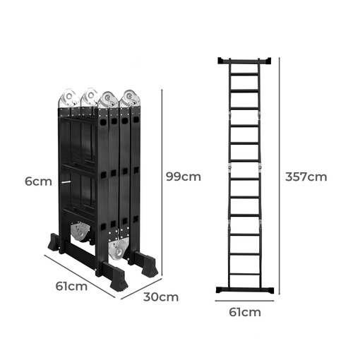 Nerva Aluminium Folding Ladder