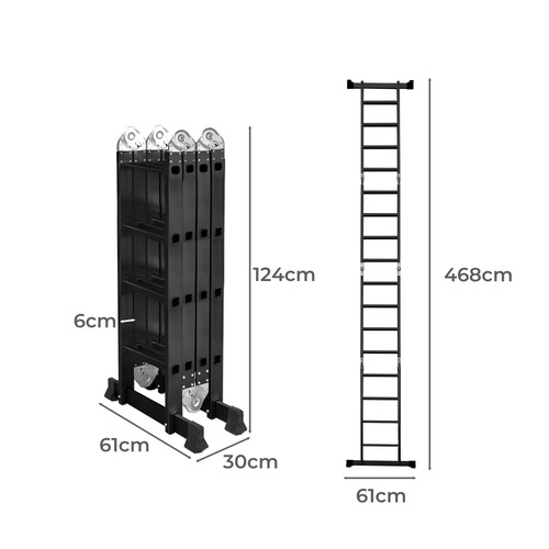 Nerva Aluminium Folding Ladder