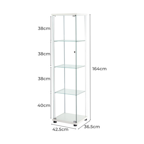 Goda 4 Tier Display Cabinet