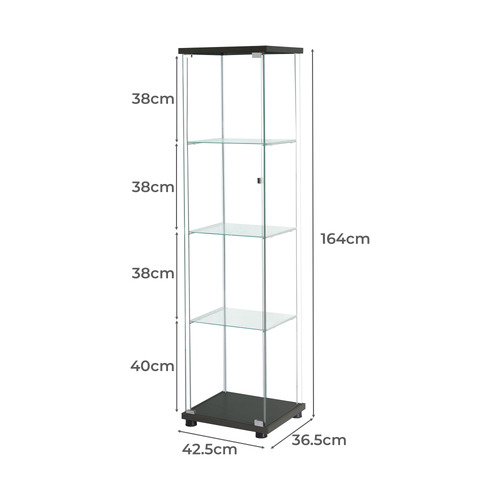 Goda 4 Tier Display Cabinet