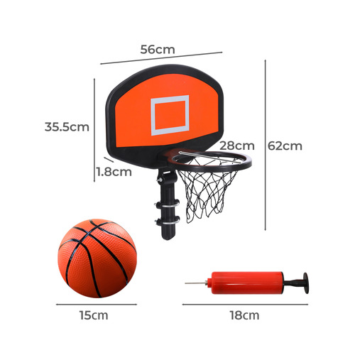 Lothair Basketball Hoop Trampoline Accessory