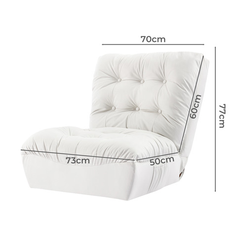 Roberto Faux Leather Recliner Armchair