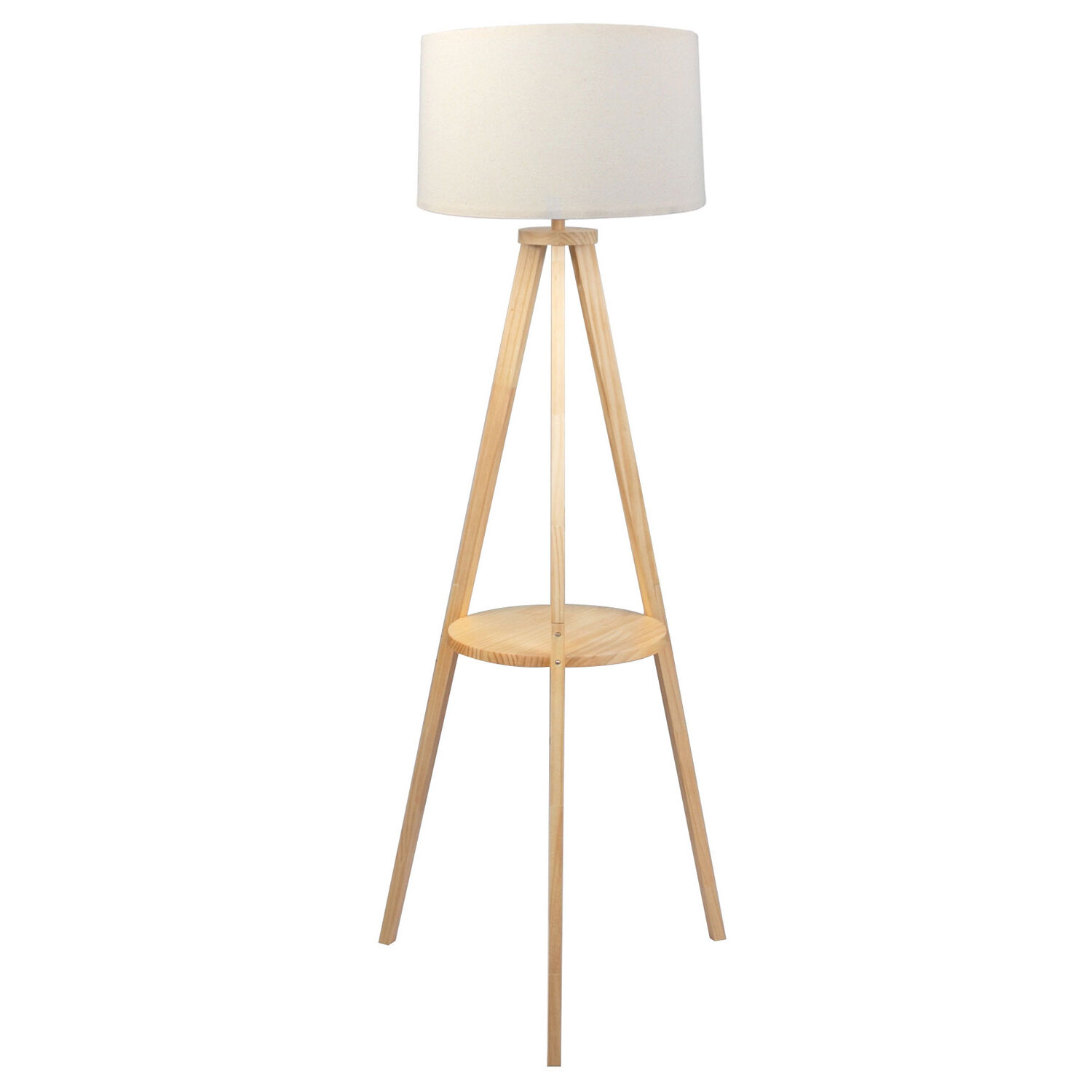 147cm Timothy Linen Floor Lamp