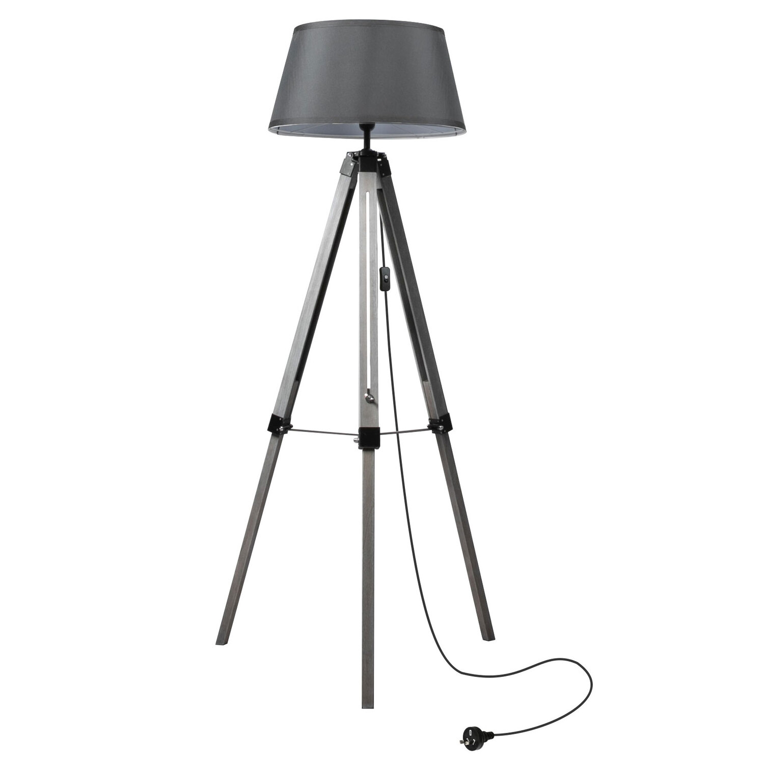 146cm Charlie Linen Floor Lamp