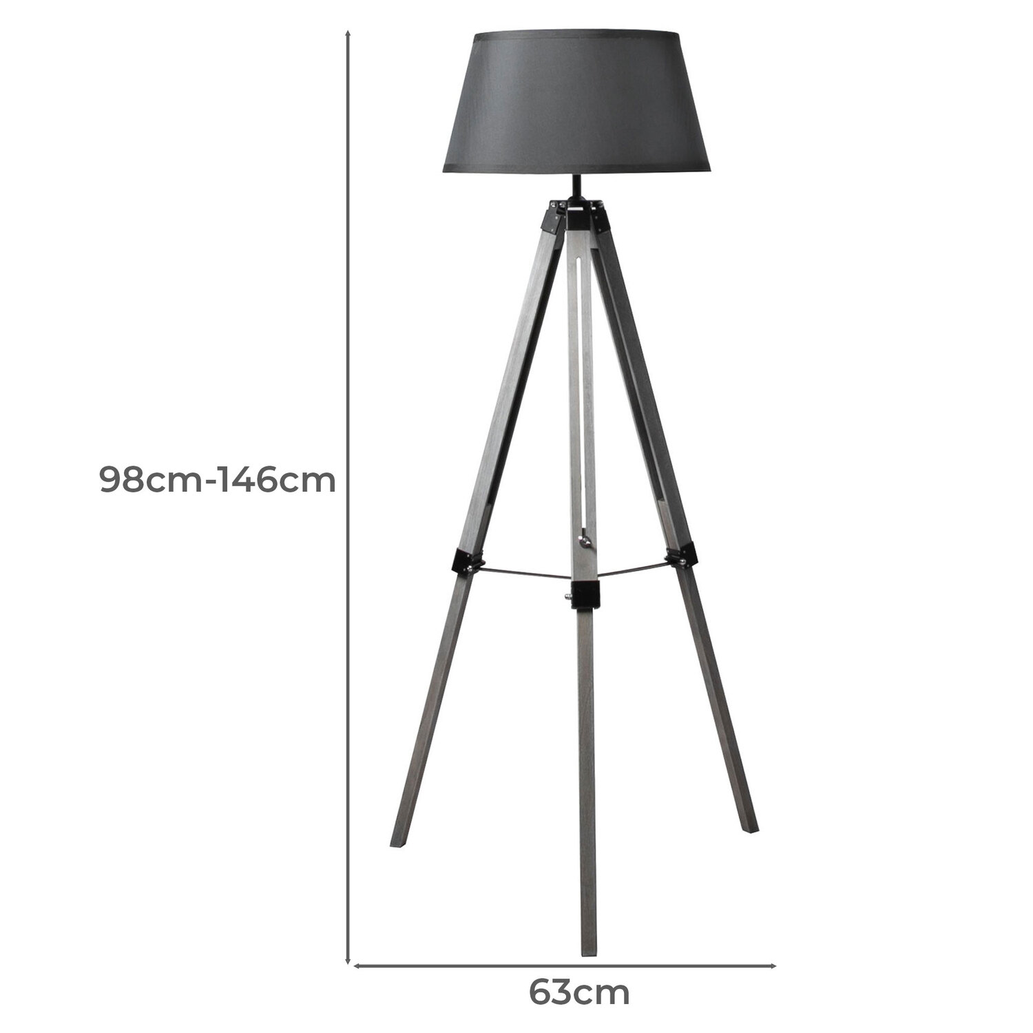 Charlie Linen Floor Lamp