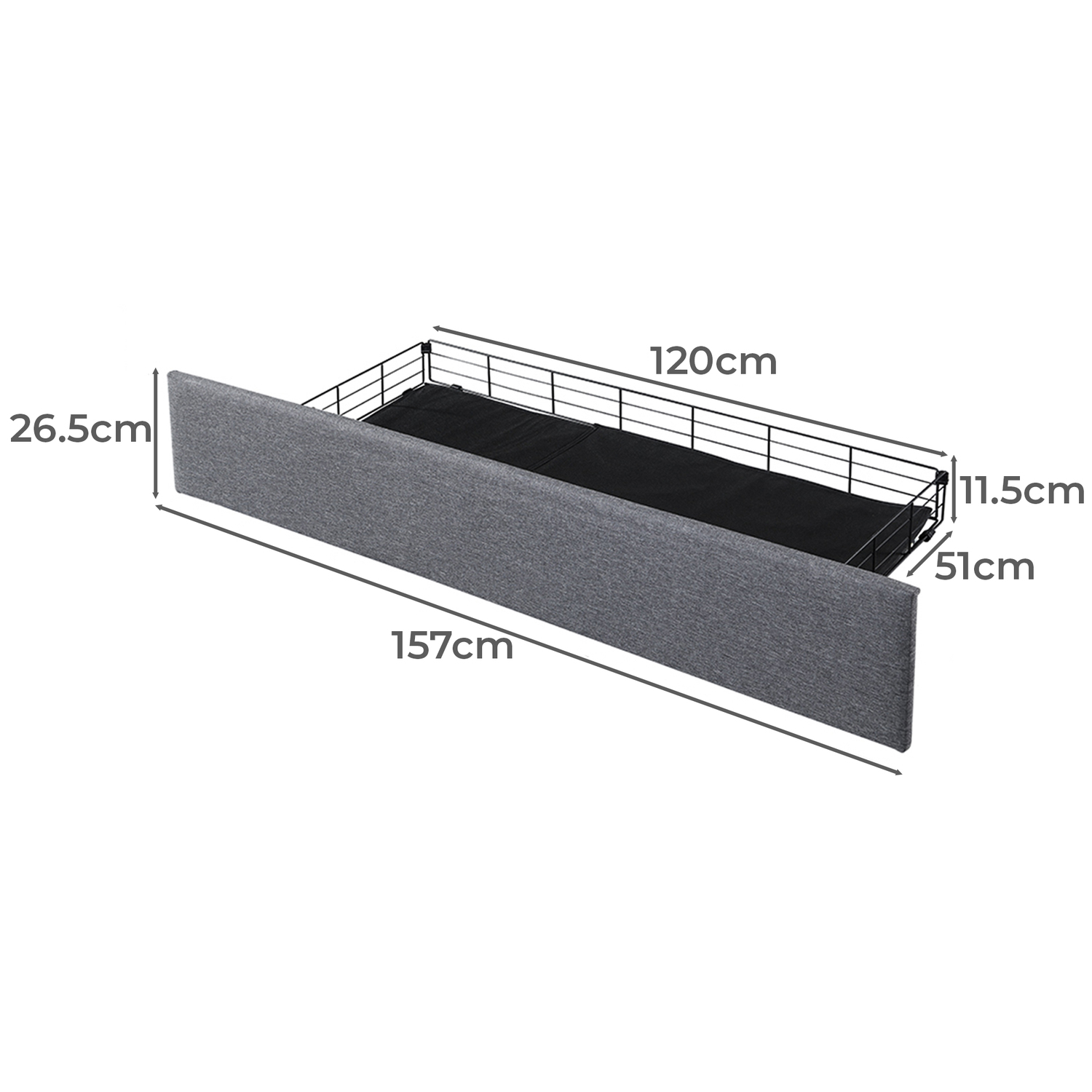 Declan Queen Bed Base