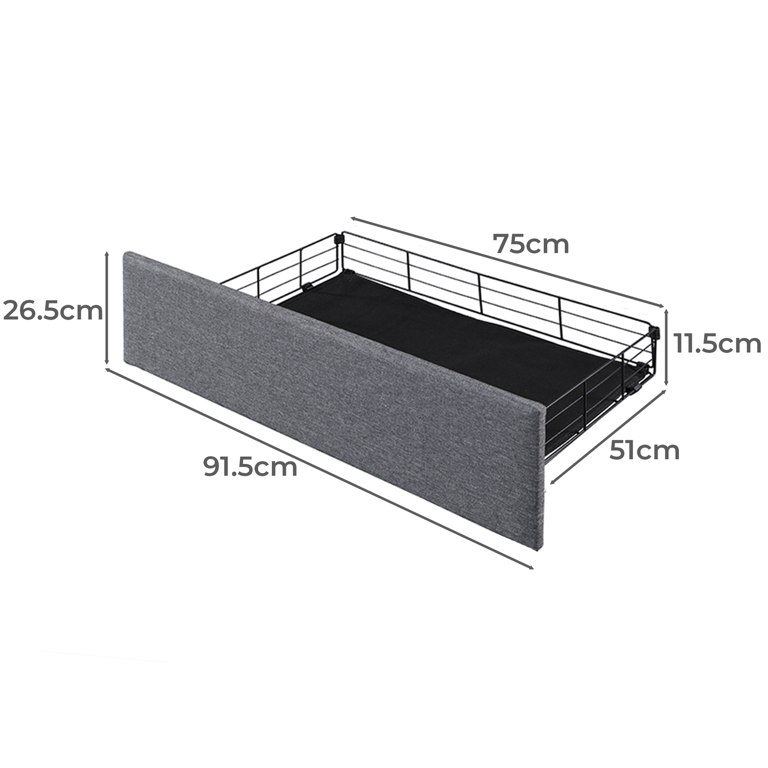 Declan Queen Bed Base