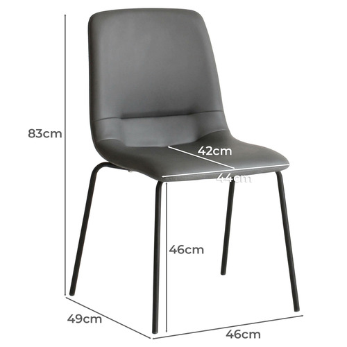 Mira PU Leather Dining Chairs