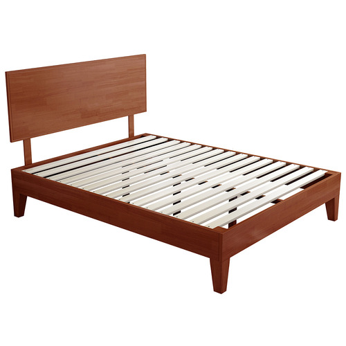 Oakleigh Home Cae Rubberwood Bed Frame | Temple & Webster