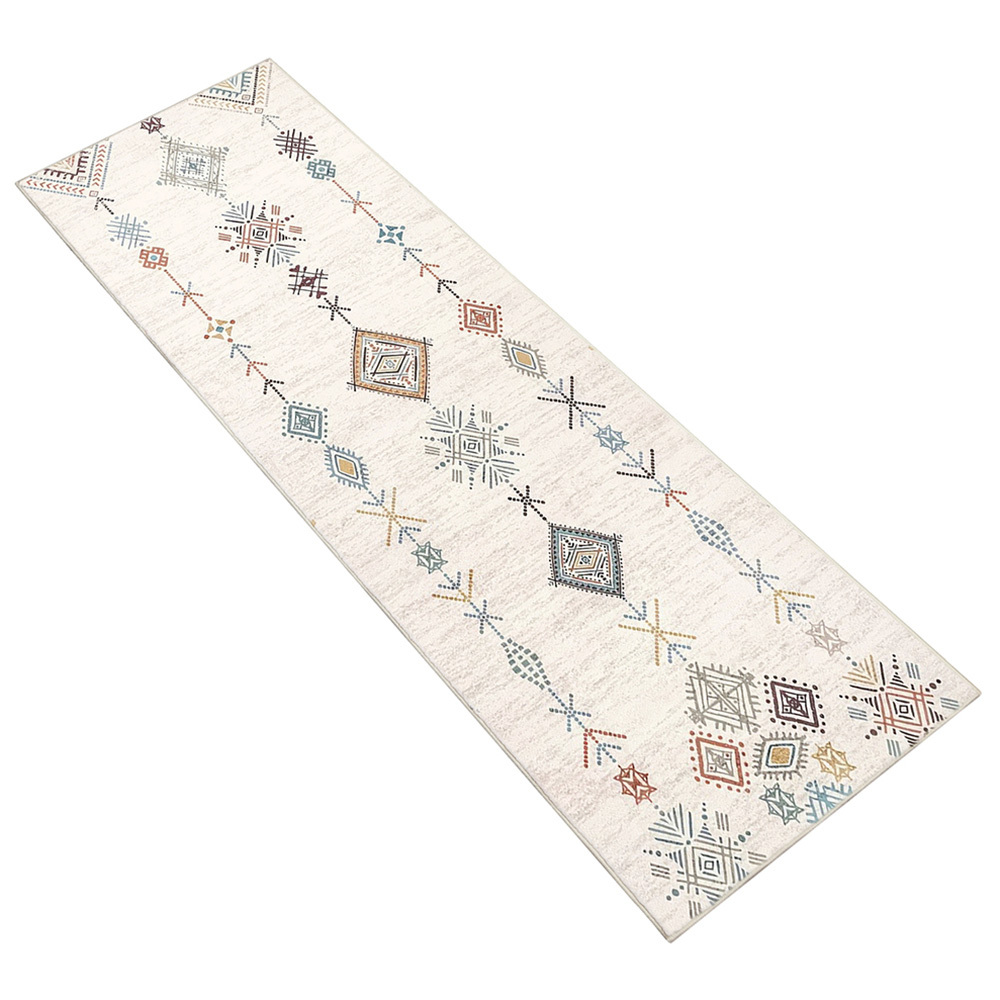 Cream Hurley Machine Washable Runner