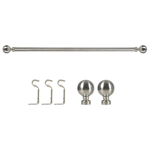 3 Piece Hurley Extendable Curtain Rod Set