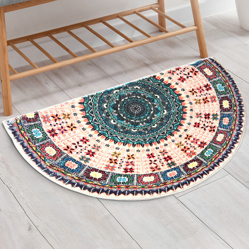 Persian Green Hurley Machine Washable Doormat