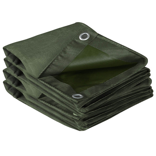 Green Dixon Rectangular Heavy-Duty Tarpaulin