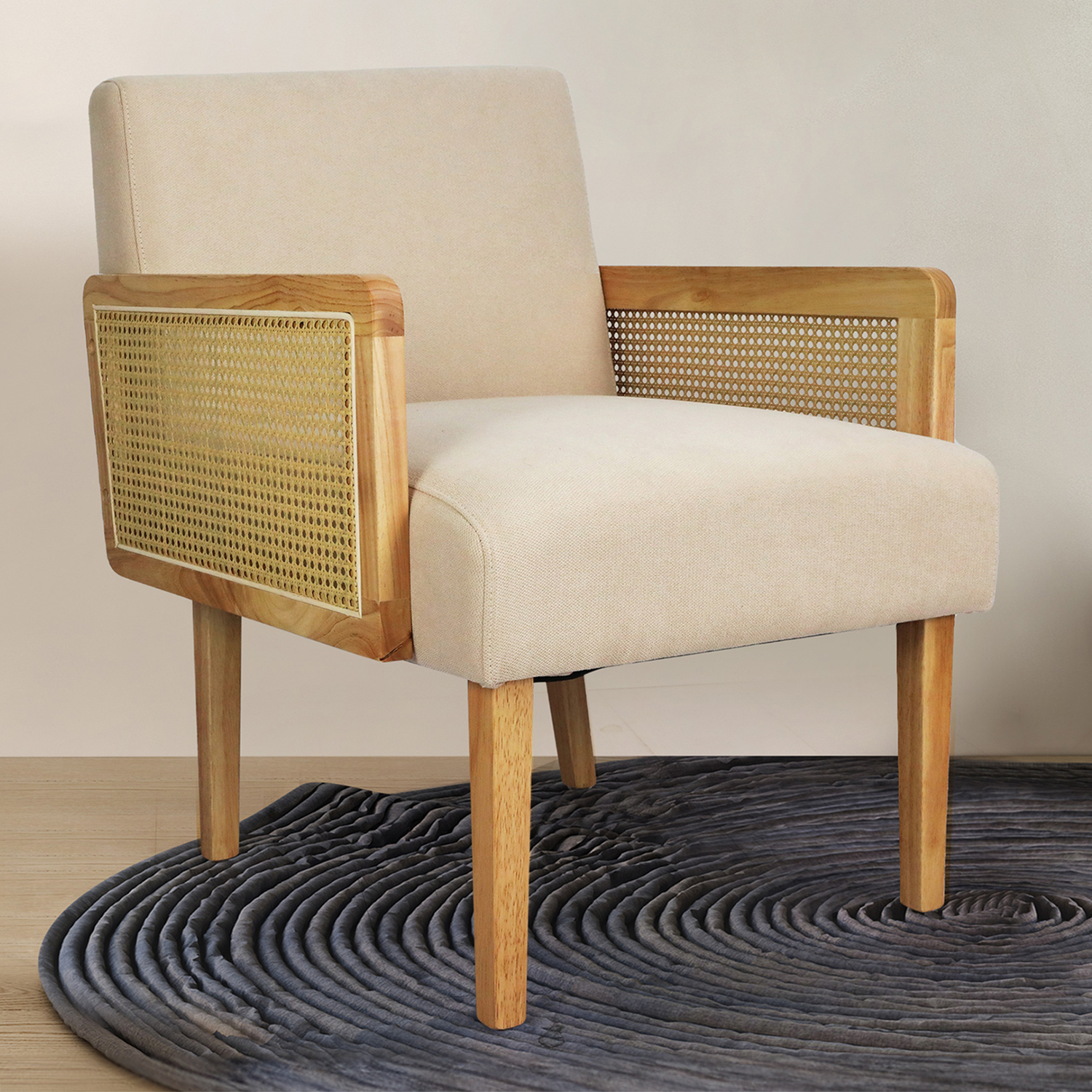 Nova Rubberwood Armchair