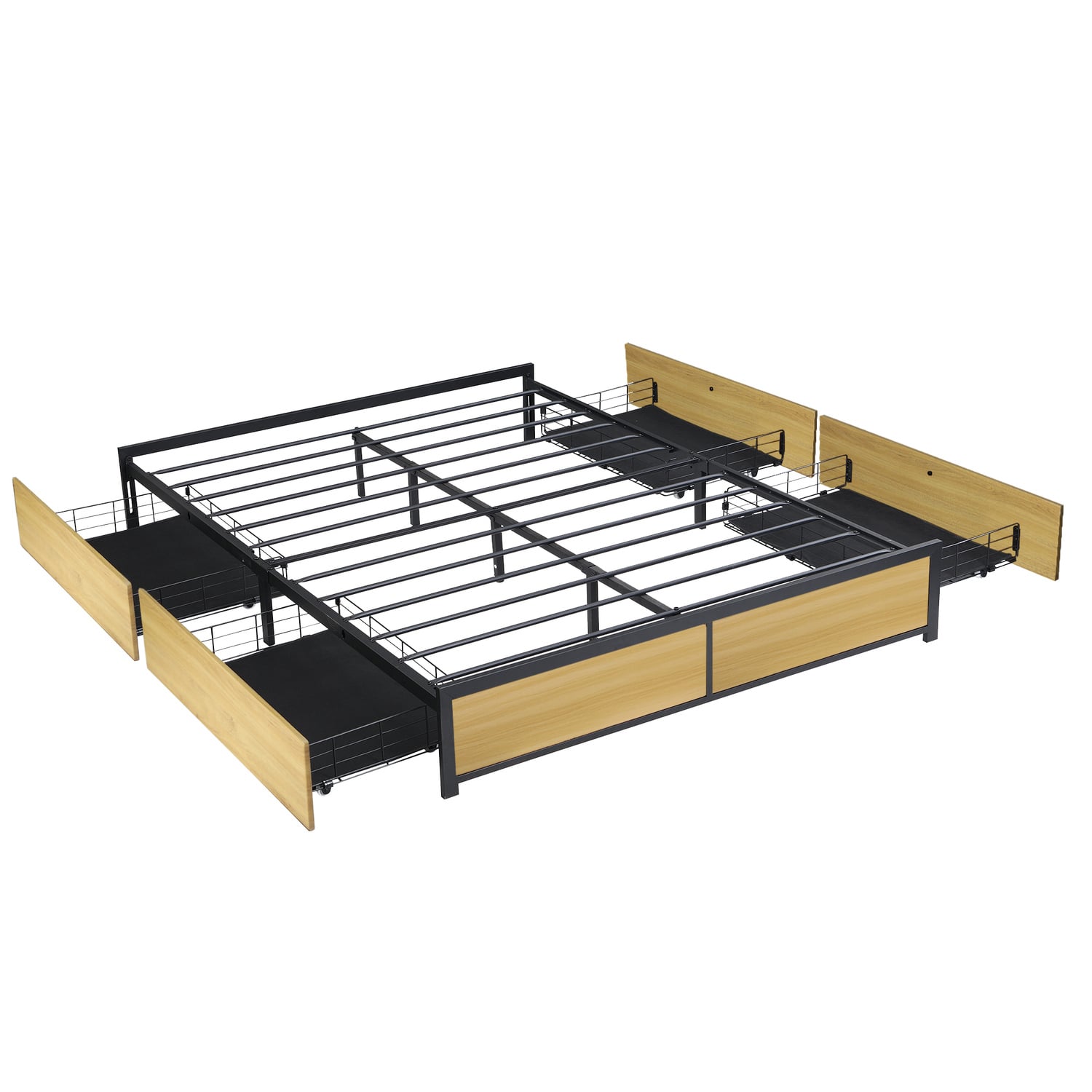 Nero-Bed-Base-with-Storage-Drawers