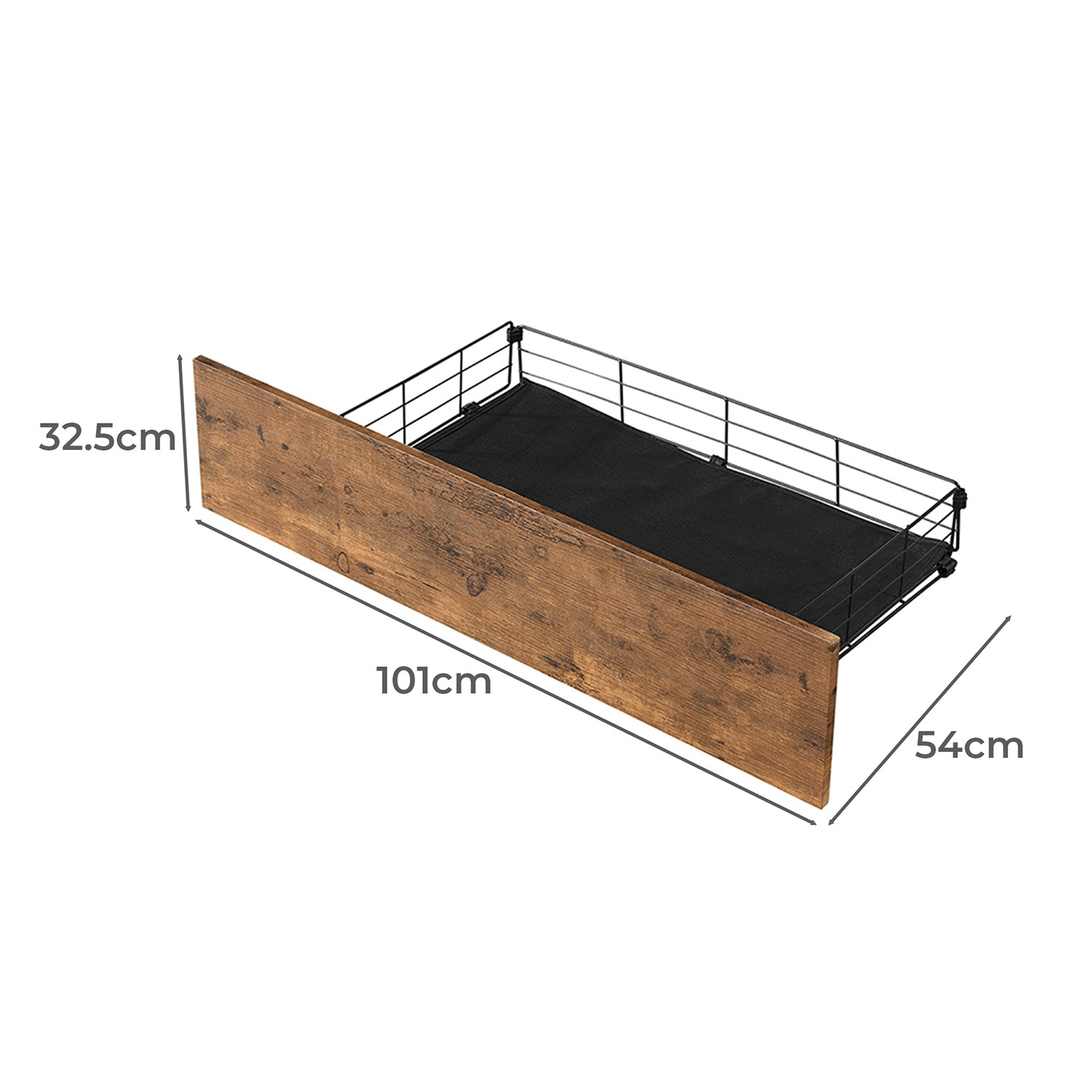 Alves Queen Bed Frame with USB & Storage