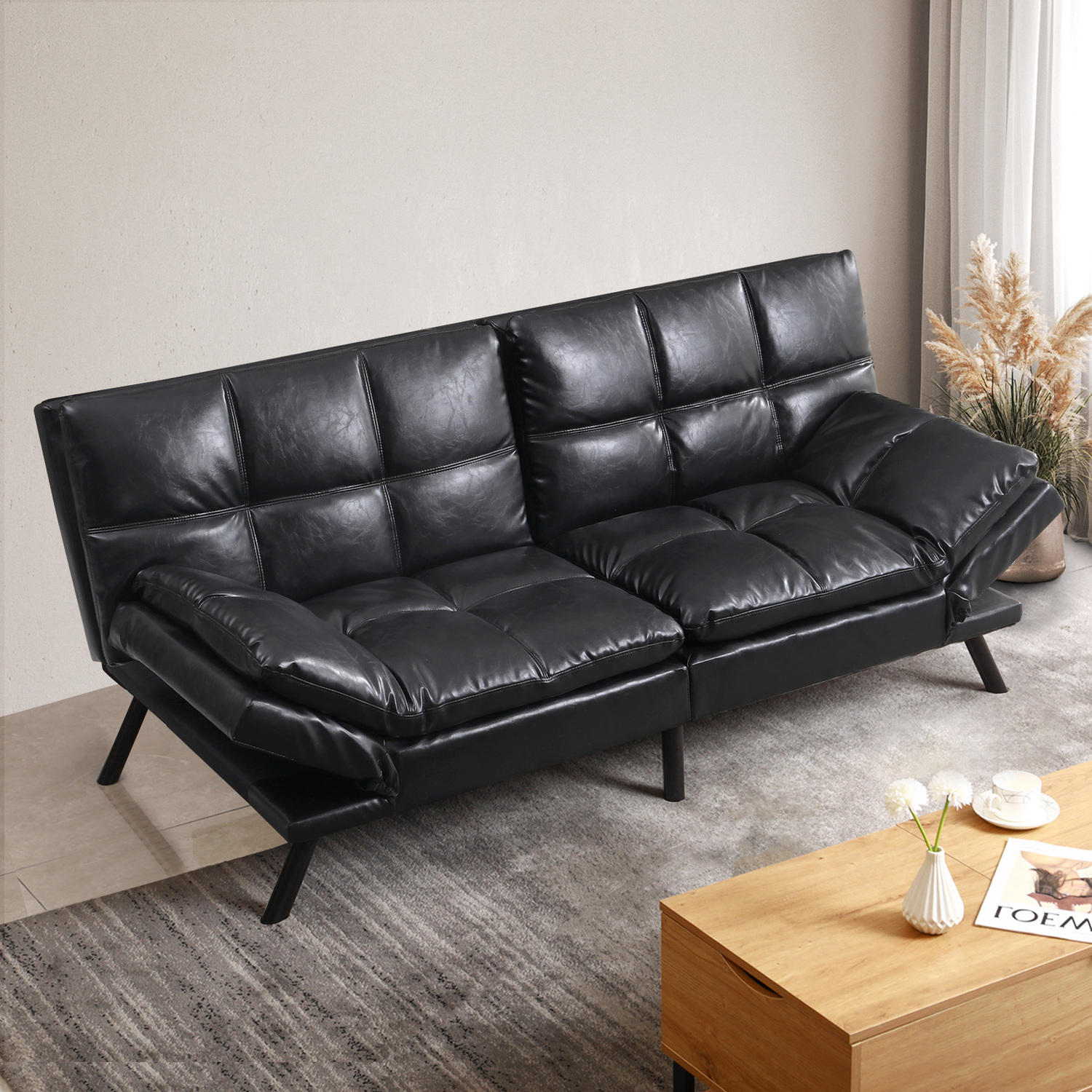Olarp-3-Seater-PU-Leather-Sofa-Bed