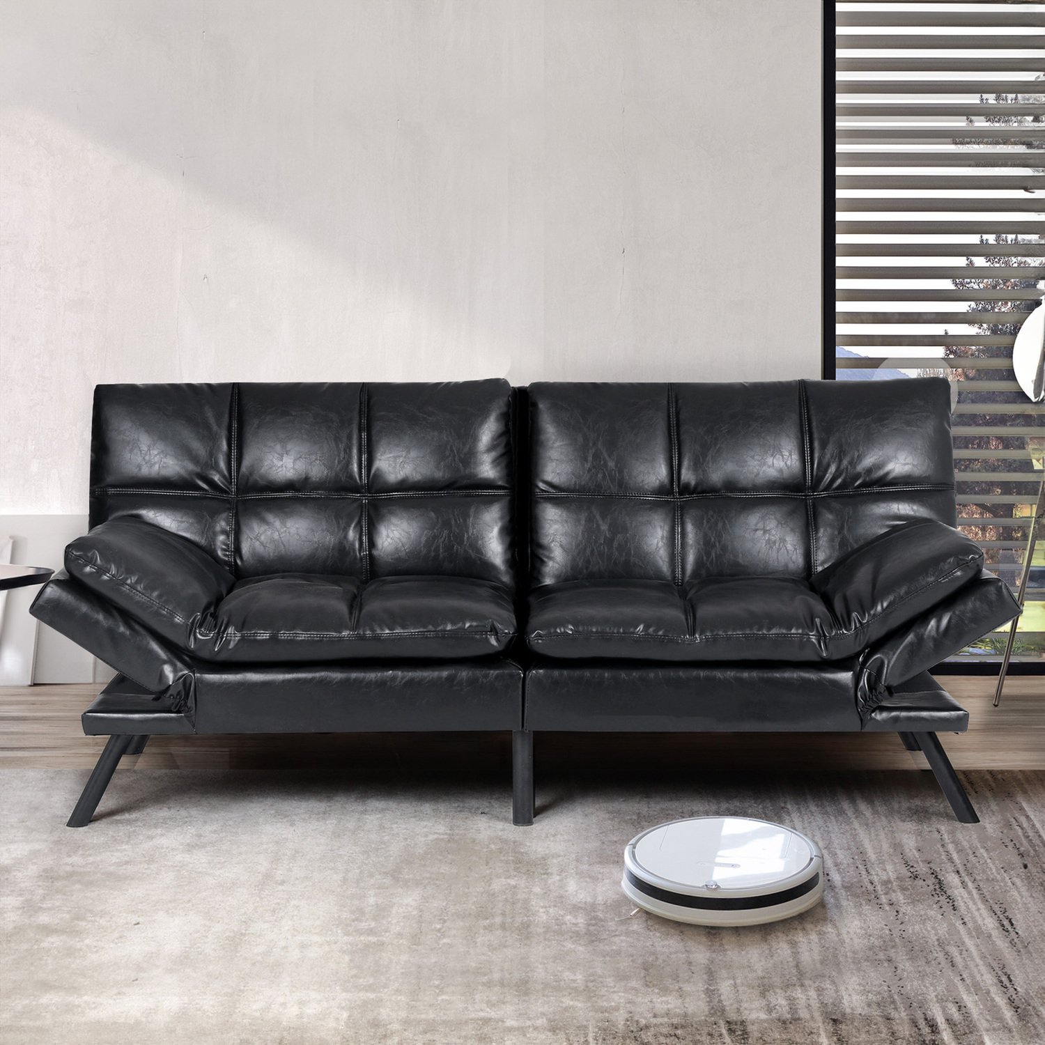Olarp-3-Seater-PU-Leather-Sofa-Bed