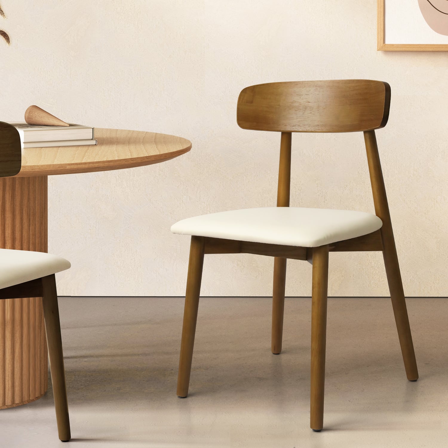 Sujin Rubberwood Dining Chairs