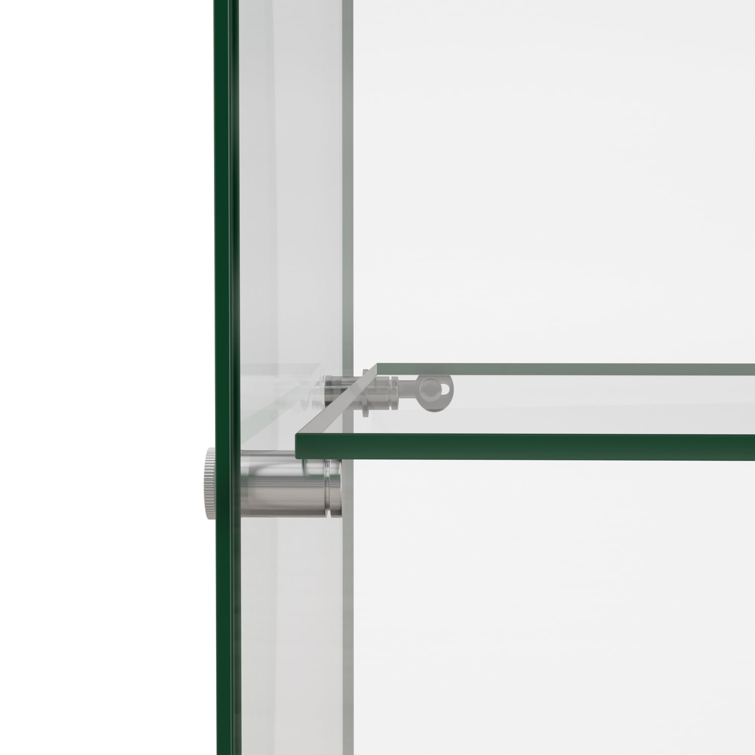 Zorn 4 Tier Display Cabinet with Wheels
