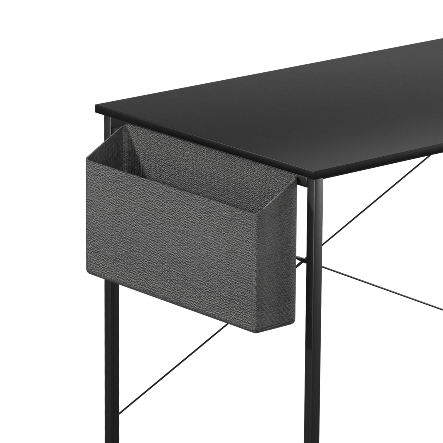 Pietro L-Shaped Desk with Shelves
