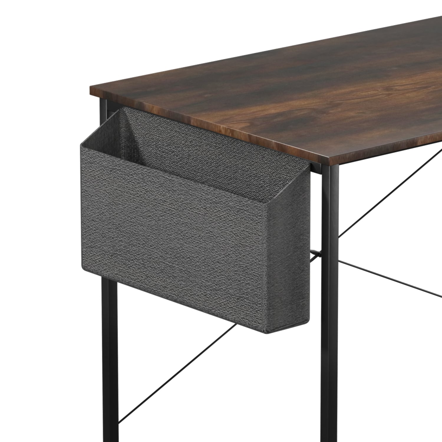 Pietro L-Shaped Desk with Shelves