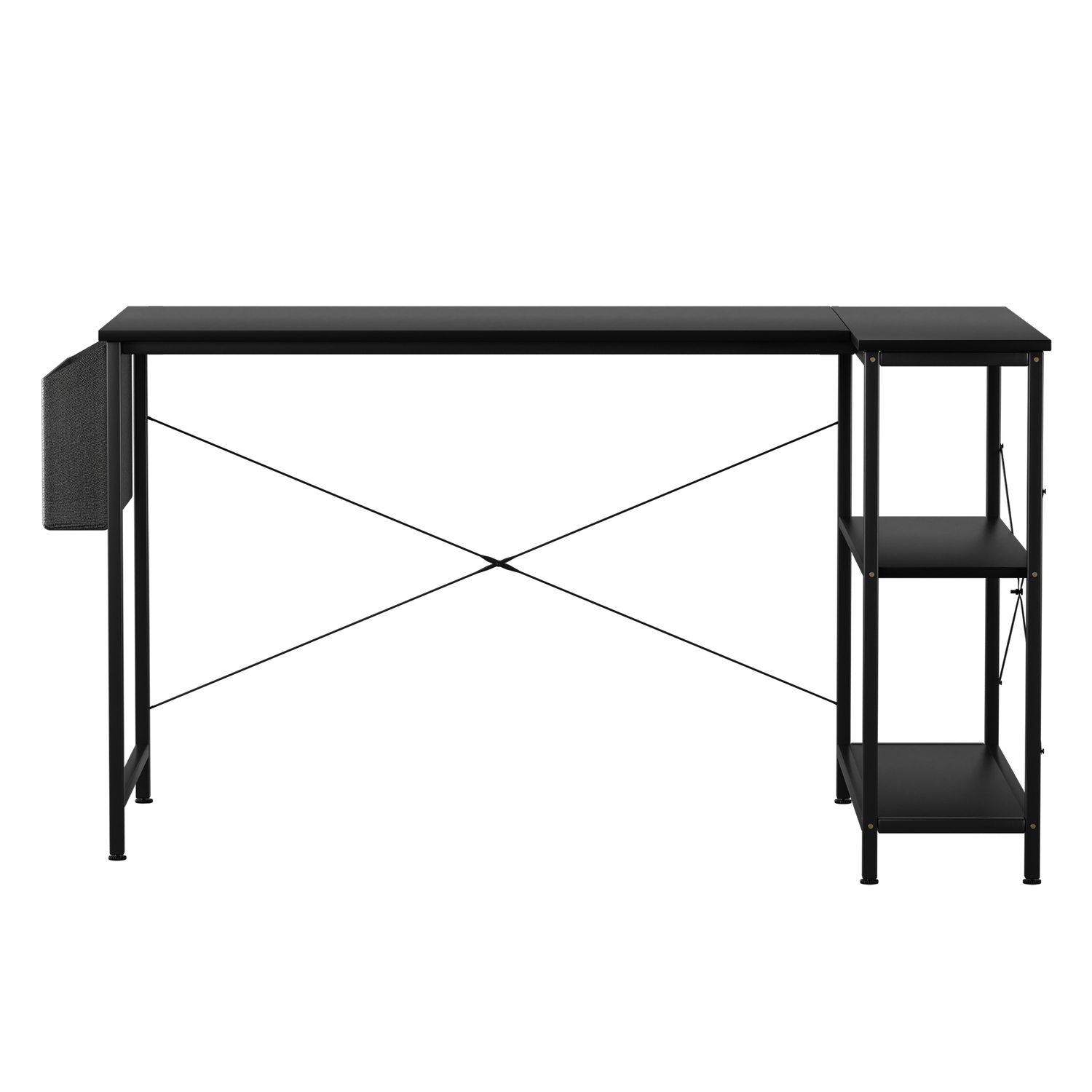 Pietro L-Shaped Desk with Shelves