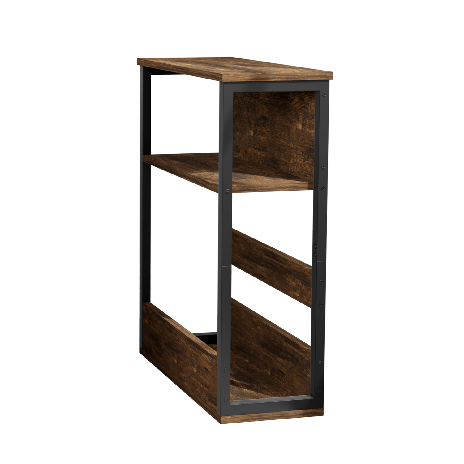 Jana Side Table with Shelves
