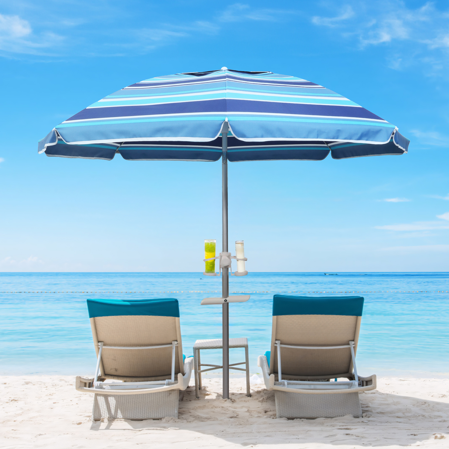 2.2m Jora Outdoor Beach Umbrella