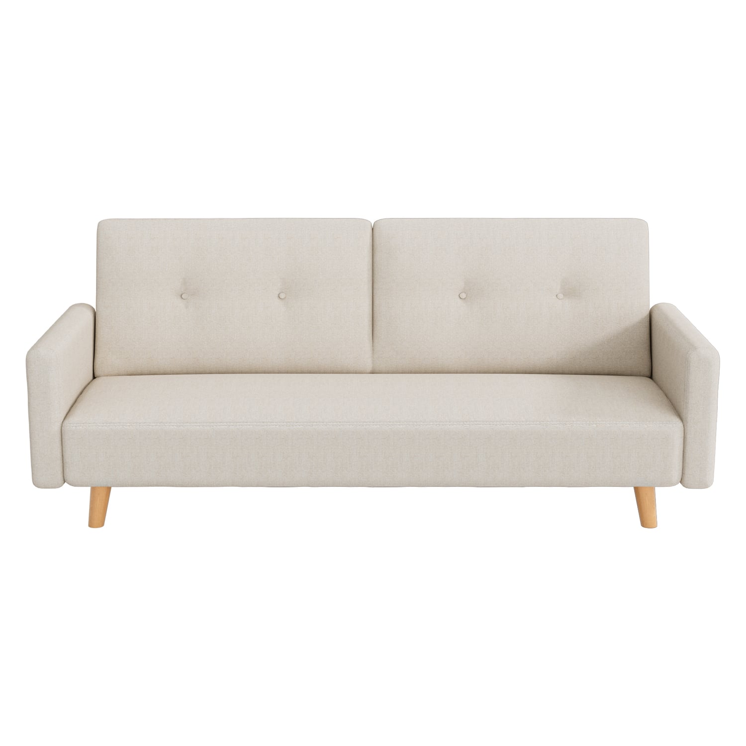 Dorthy 2 Seater Single Cotton & Linen Sofa Bed