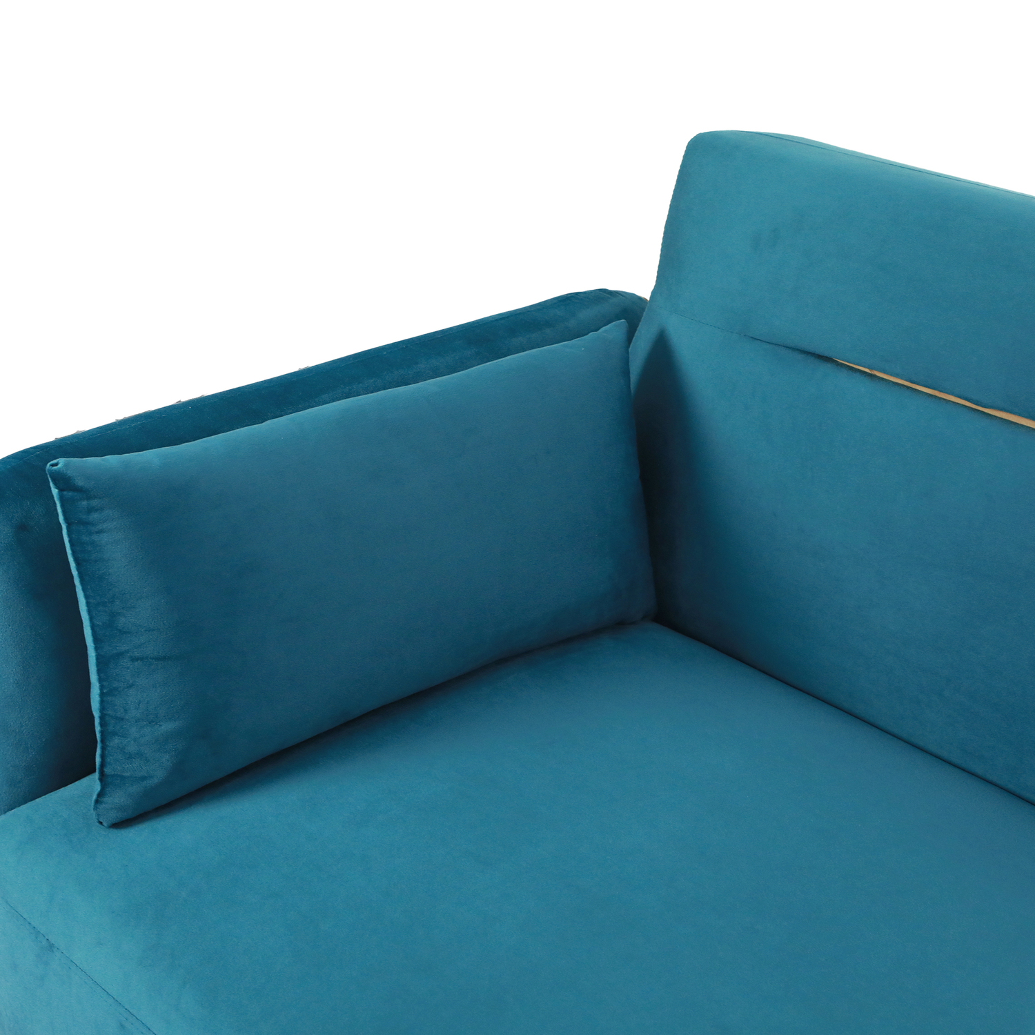 Cassia 2 Seater Single Velvet Sofa Bed