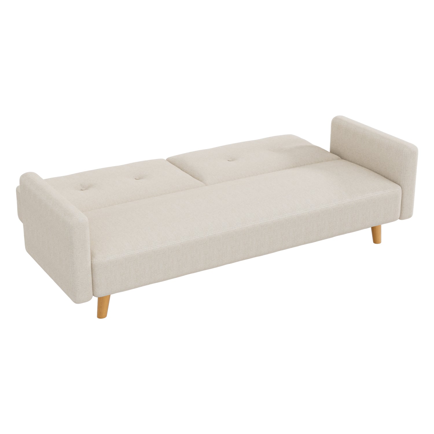 Dorthy 2 Seater Single Cotton & Linen Sofa Bed