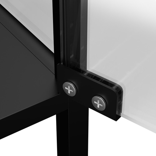 Luca 4 Tier Glass Display Cabinet