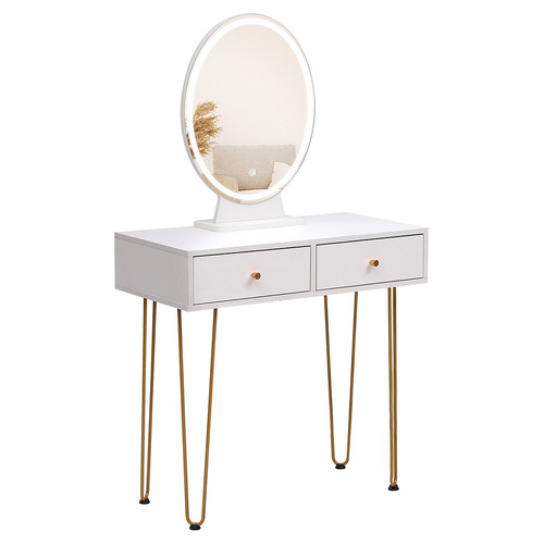 Frances LED Dressing Table & Stool Set