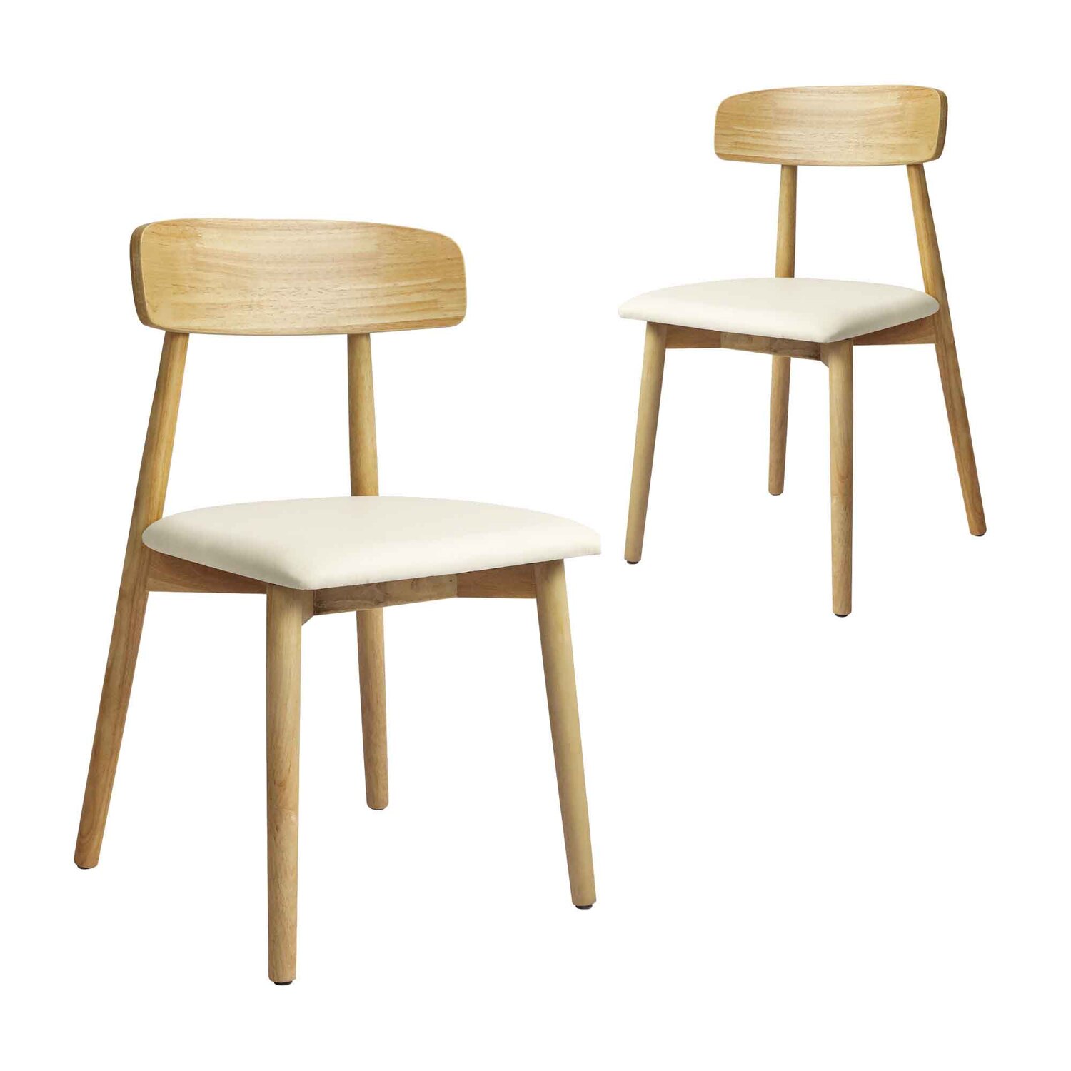 Sujin Rubberwood Dining Chairs