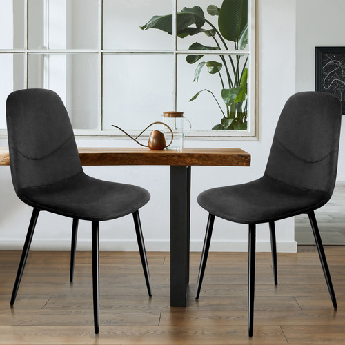 Caleb Eames Replica Velvet Dining Chairs