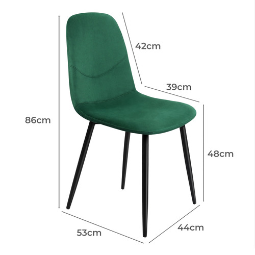 Caleb Eames Replica Velvet Dining Chairs
